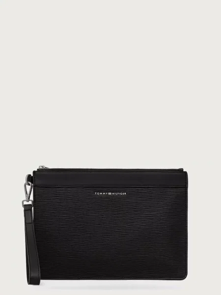 Taška cez rameno Tommy Hilfiger Th Business Saffiano Pouch čierna