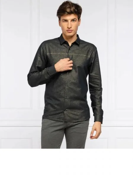 HUGO Ing | Extra slim fit fekete
