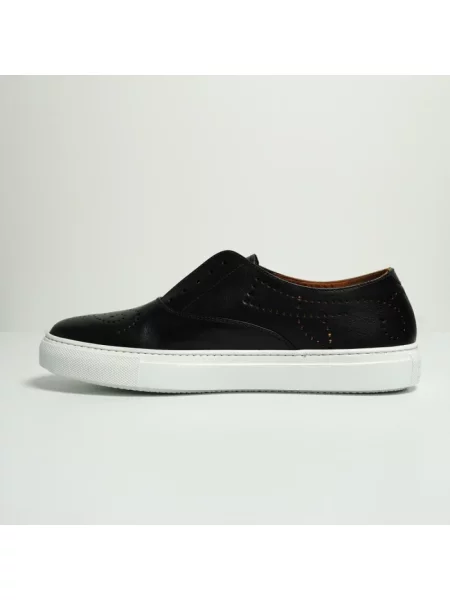Sneakersy Fratelli Rossetti skórzane czarne