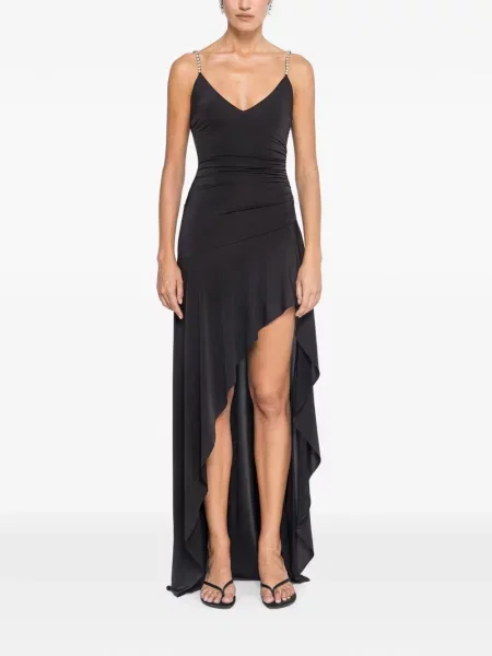 Rochie Nissa asimetrică negru