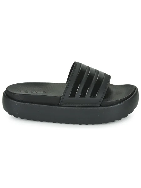 Platform talpú papucs Adidas fekete