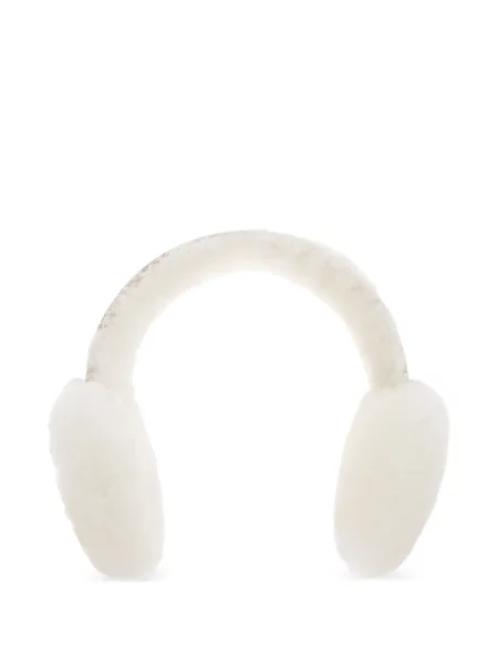 Căciulă Ugg din piele alb