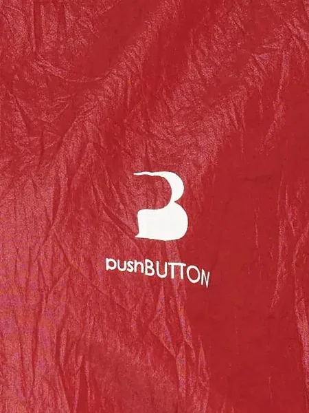 Cămașă Pushbutton cu imagine roșu