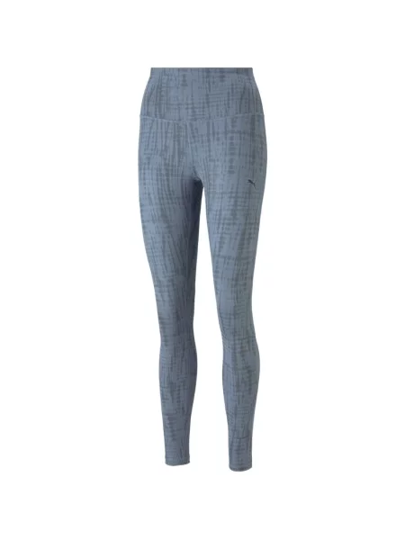 Leggings Puma plasă cu legături albastru