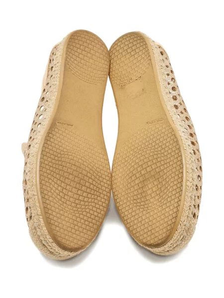 Espadrile Stuart Weitzman din piele auriu