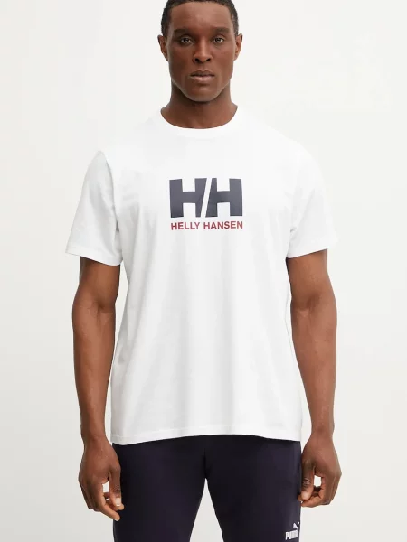 Koszulka Helly Hansen Logo white biała