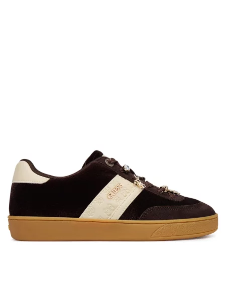 Sneakersy Guess hnedá
