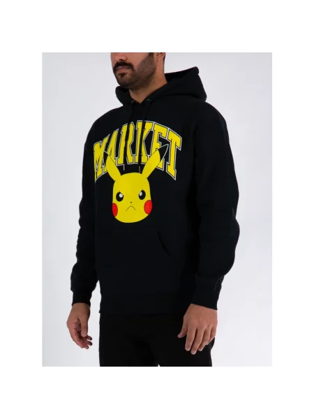 Bluza z kapturem Market z kapturem czarna
