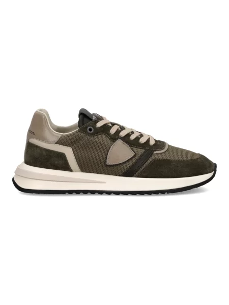 Buty do biegania Philippe Model skórzane do biegania zielone