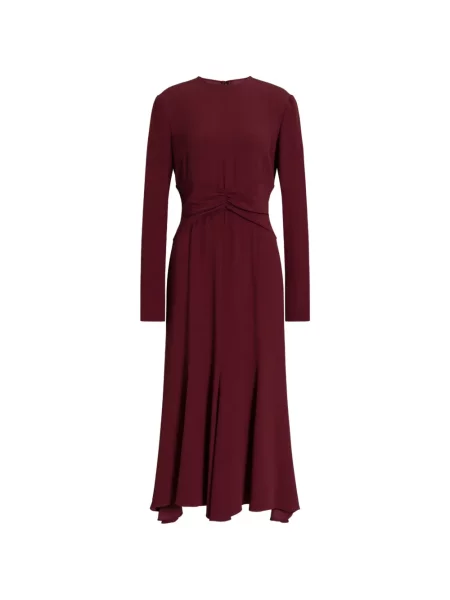 Rochie midi Alberta Ferretti roșu