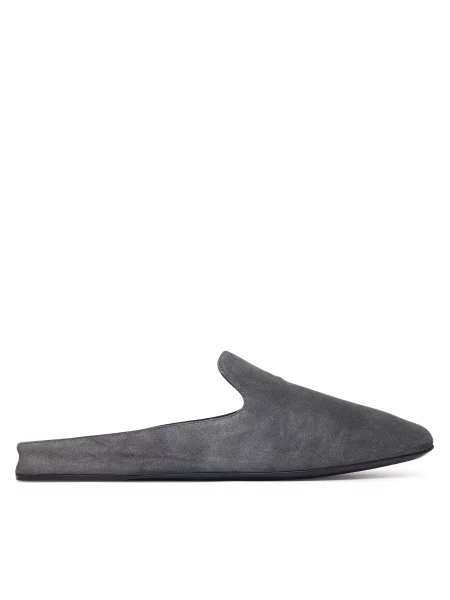 Šľapky Max Mara Tessile sivá