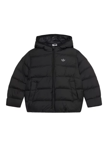Adidas Originals Prošívaná Bunda / šedá černá