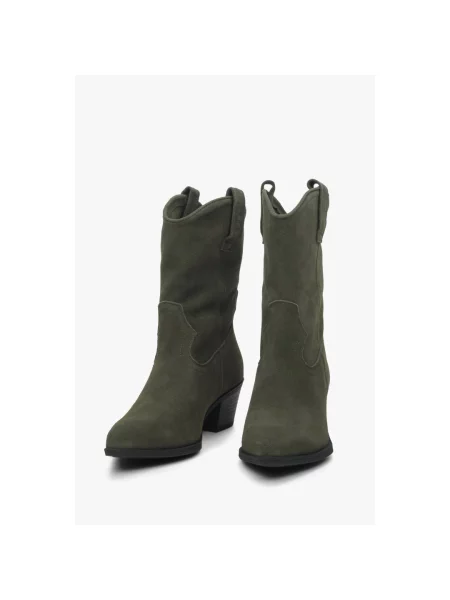 Козаки велюрові темно-зелені Estro зелені