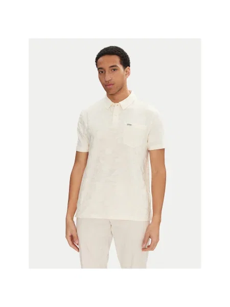 Guess Pólóing Ekru Regular Fit