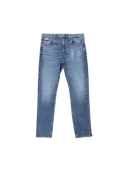 Pantaloni Calvin Klein Jeans albastru