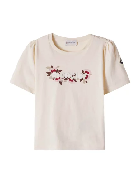 Gyerek póló Moncler Enfant bézs