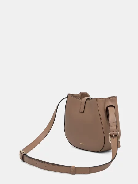 Кожаная сумка через плечо Furla