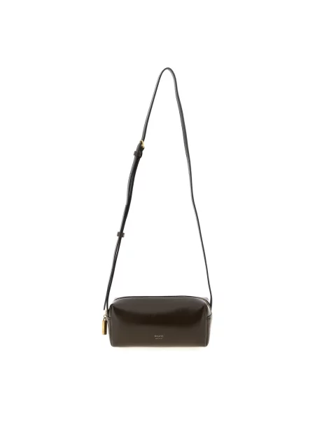 Torebka crossbody Khaite skórzana brązowa