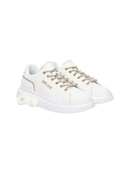 Sneakers Just Cavalli alb