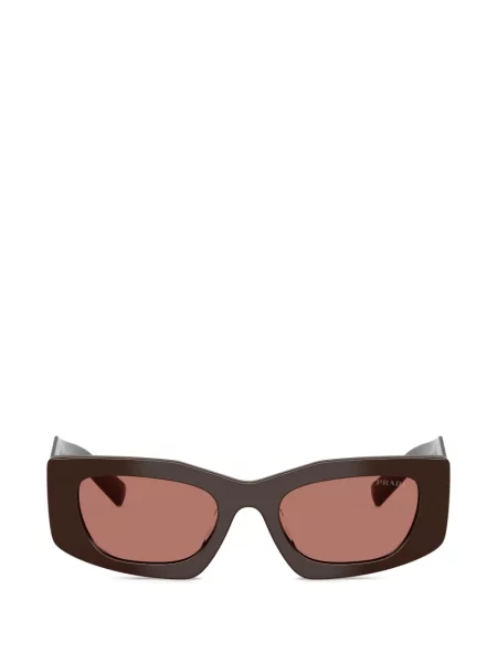 Okulary przeciwsłoneczne Prada Eyewear brązowe