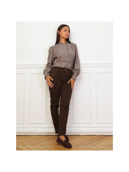 Pantaloni La Modeuse maro