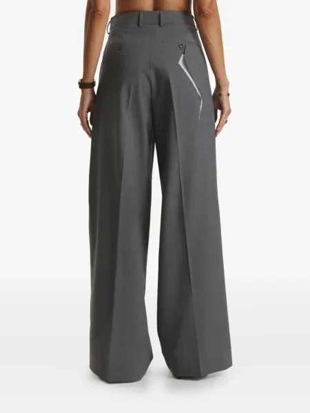 Pantaloni Cuanna cu dungi gri