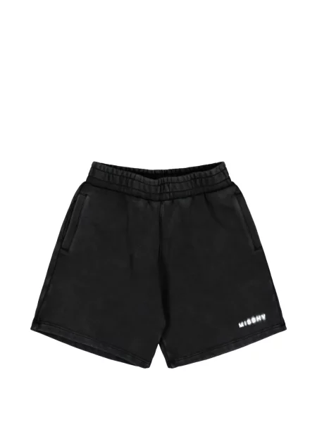 Pantaloni scurți Misbhv cu imagine negru
