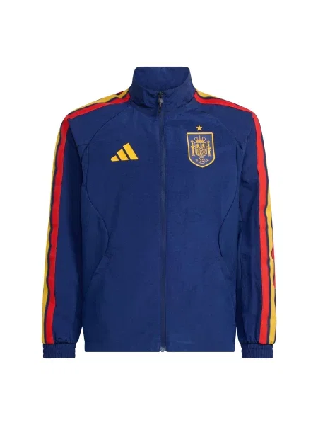 ADIDAS PERFORMANCE Αθλητικό μπουφάν Spanien Anthem σκούρο / κίτρινο / πορτοκαλοκόκκινο μπλε