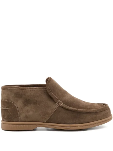 Botine Yves Salomon din piele maro