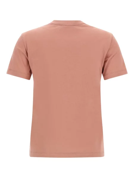 Tricou Fendi cu broderie roz