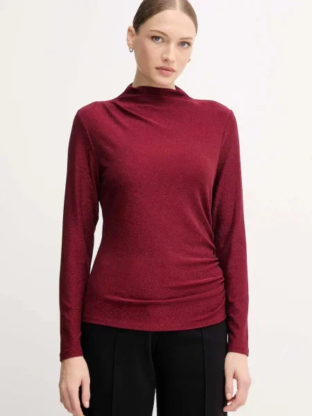 Joseph Ribkoff bluză uni bordo