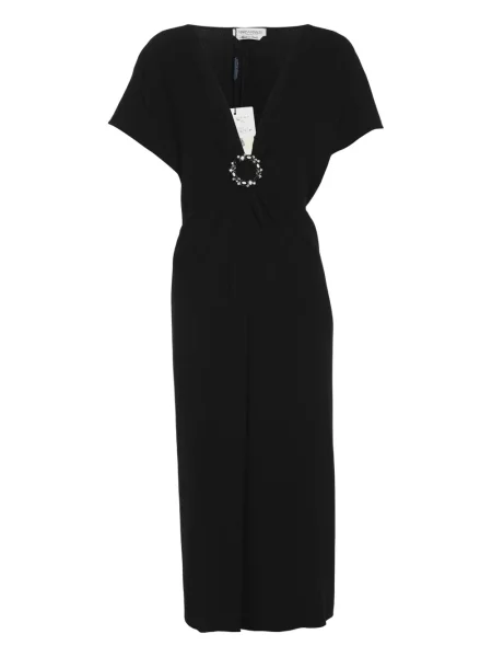 Rochie midi Marina Rinaldi până la genunchi de costum negru