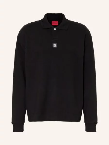 Hugo Koszulka Polo Dabins schwarz czarna