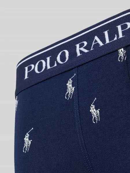 Obcisłe bokserki z mieszanka bawełny w zestaw 3 szt. Polo Ralph Lauren Underwear pomarańczowe