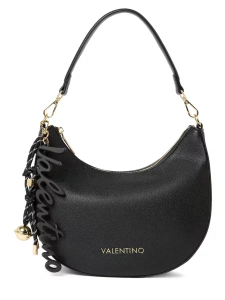 Torebka na ramię w skórzanym wyglądzie model RYTA' Valentino Bags czarna