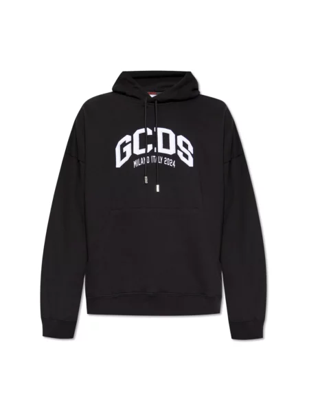 Bluza z kapturem Gcds z logo czarna