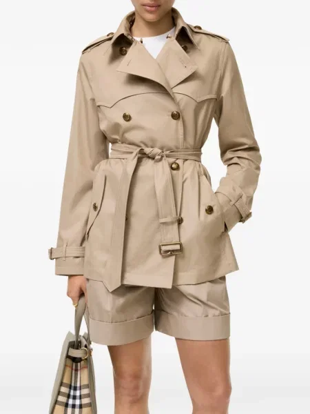 Scurt trenci Burberry cu imprimeu tropical