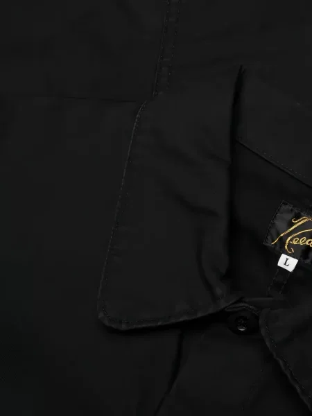 Geacă cămașă Needles din satin negru