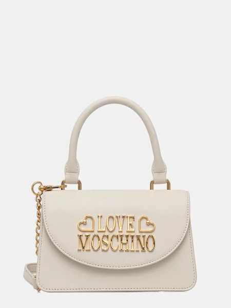 Чанта Love Moschino бежово