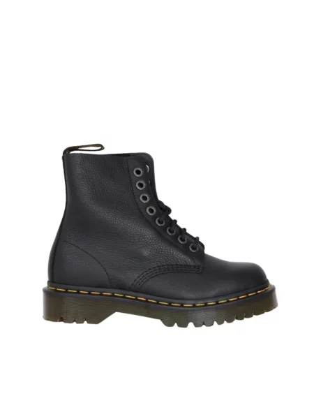 Botki Dr. Martens sznurowane skórzane czarne