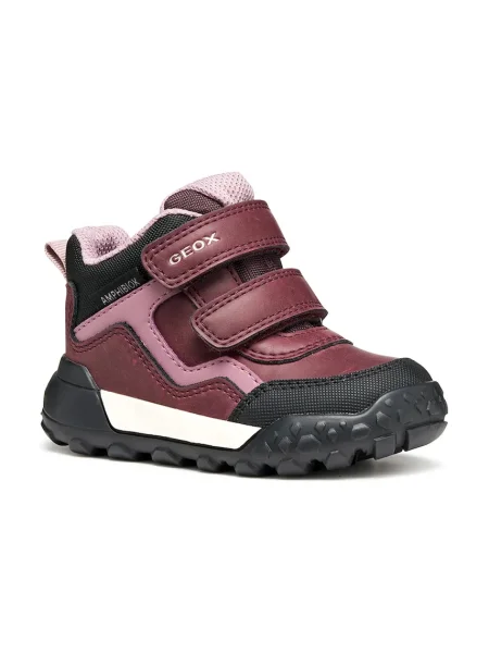 Čizme za snijeg Geox B Trekkyup B Ab S Tamnocrvena