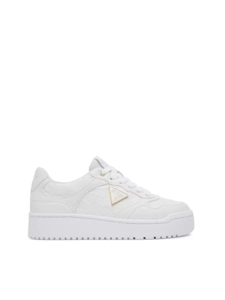 Sneakersy Guess skórzane białe