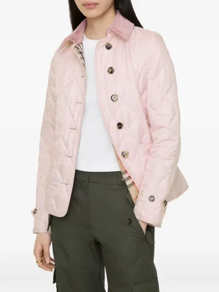 Jachetă matlasată Burberry matlasat roz