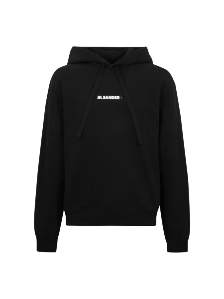 Bluza Jil Sander z logo czarna