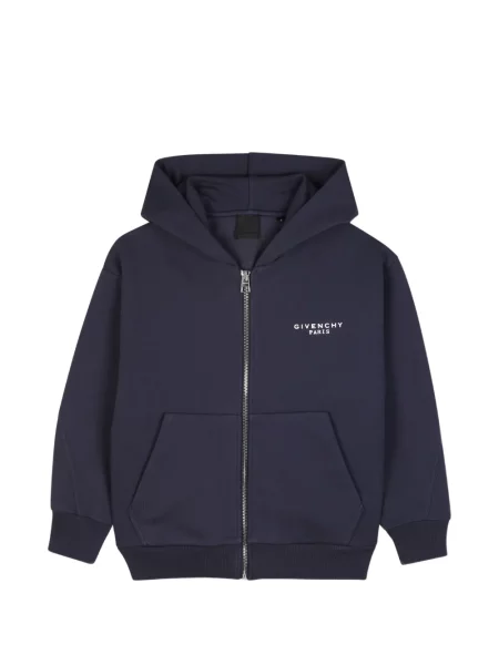 Bluza z kapturem dziecięca Givenchy niebieska