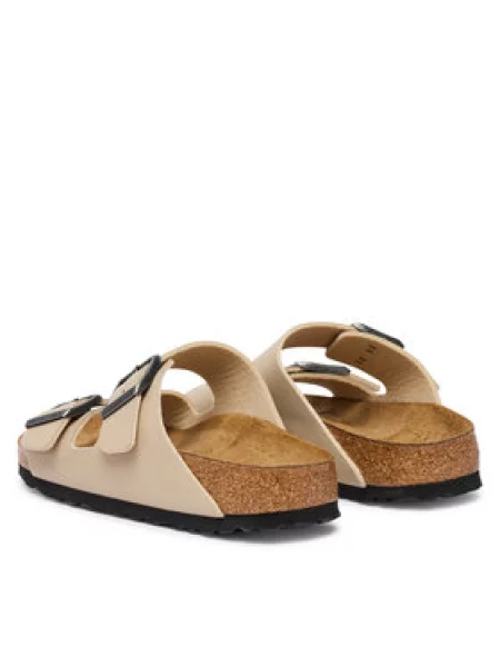 Šľapky BIRKENSTOCK Arizona Birko-Flor Narrow sandcastle béžová