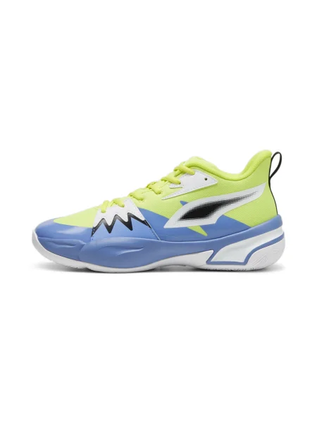 PUMA Pantofi sport Genetics albastru / verde / negru alb