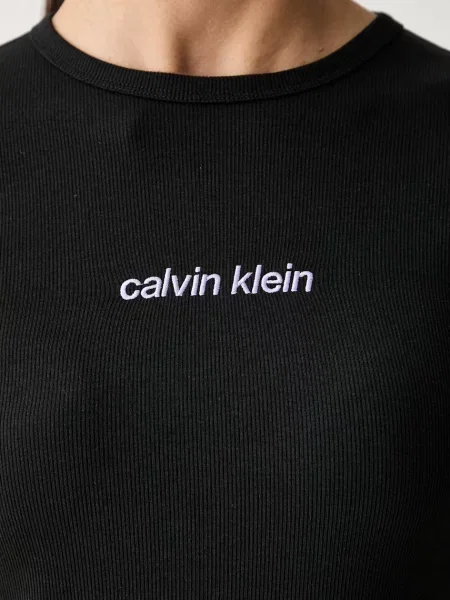 Calvin Klein Jeans тениска дамска от с черно