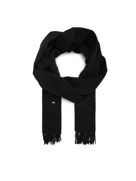 Tommy Hilfiger szalik kaszmirowy czarna