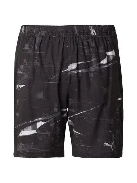 PUMA Pantaloni sport Velocity AOP 7 negru alb